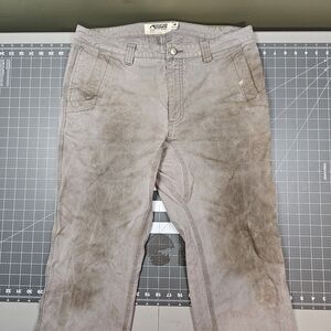 Mountain Khakis Pants Mens 34x32 Slim Straight Grunge Hiking Outdoors Camping